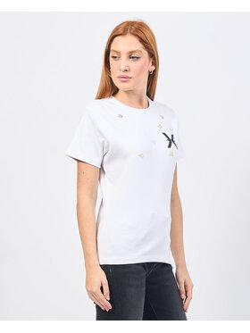 John Richmond John Richmond T-Shirt UWA24035TS Biały Regular Fit
