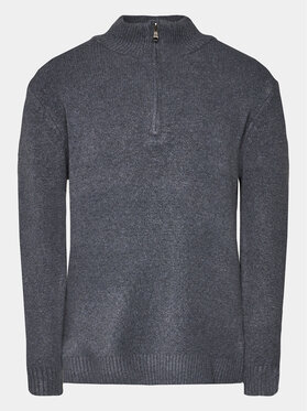 INDICODE INDICODE Pullover Lokant 35-722 Grau Regular Fit