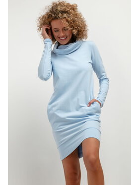Tessita Tessita Každodenní šaty T376 Modrá Straight Fit