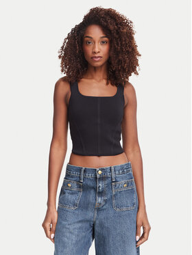 Guess Guess Top W6YZ08 Z0979 Czarny Slim Fit