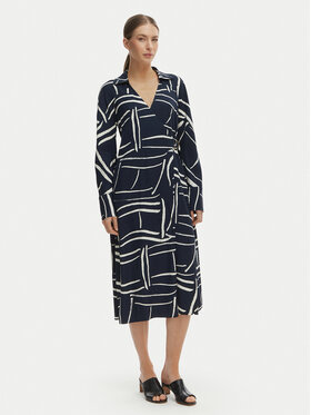 Tommy Hilfiger Tommy Hilfiger Každodenní šaty WW0WW48934 Tmavomodrá Relaxed Fit