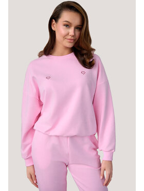 TRIPLES TRIPLES Bluza Boxy Love Pink Różowy Regular Fit