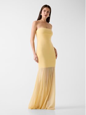 Marciano Guess Marciano Guess Abendkleid G6GK55 Z0664 Gelb Slim Fit