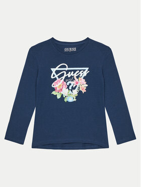 Guess Guess Блуза J4YI38 K6YW4 Син Regular Fit