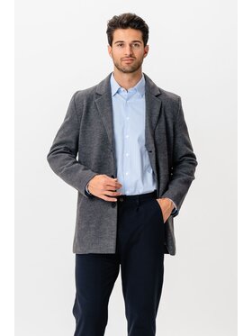 TeeShoppen TeeShoppen Płaszcz 'Basic Collection' Szary Regular Fit