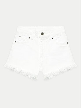Coccodrillo Coccodrillo Pantaloni scurți de blugi WC4123201JCG Alb Regular Fit
