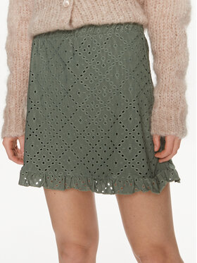 Vero Moda Vero Moda Fustă mini Tassa 10286069 Verde Regular Fit