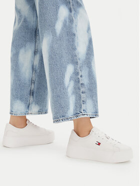 Tommy Jeans Tommy Jeans Sneakers Tjw Script Cupsole Flatform EN0EN02961 Weiß
