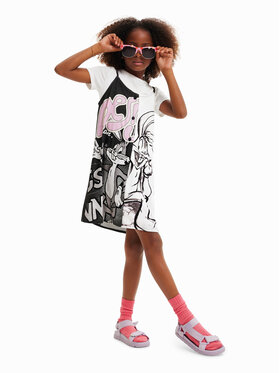 Desigual Desigual Hétköznapi ruha 23SGVW03 Fehér Regular Fit