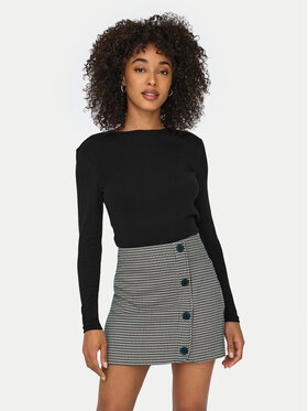 ONLY ONLY Majica Riley 15323159 Crna Slim Fit