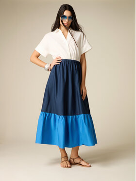 Oltre Oltre Abito da sera 7702J000934N0Z4 Blu A-Line Fit