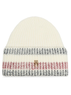 Tommy Hilfiger Tommy Hilfiger Czapka Th Varsity Ski AW0AW16636 Écru