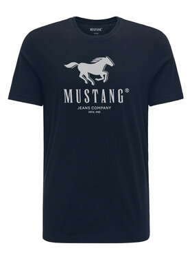 Mustang Mustang T-Shirt ALEX C PRINT Niebieski Regular Fit