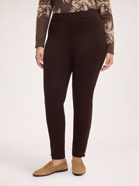 Fiorella Rubino Fiorella Rubino Pantaloni di tessuto P086L002516N022 Marrone Skin Fit