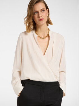 Elena Mirò Elena Mirò Blusa 2135P000173N021 Crema A-Line Fit