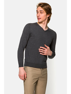 Lancerto Lancerto Sweter Robin Szary Regular Fit