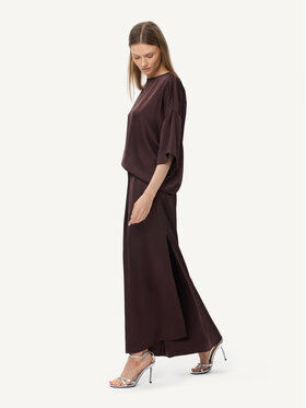 KMX KMX Bluzka 504870005 Brązowy Loose Fit