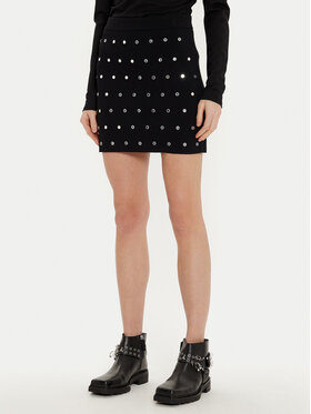 Sisley Sisley Suknja olovka 1MNPM000D Crna Slim Fit