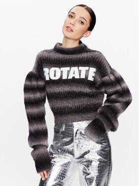 ROTATE ROTATE Maglione Mohair Knit RT2404 Grigio Regular Fit