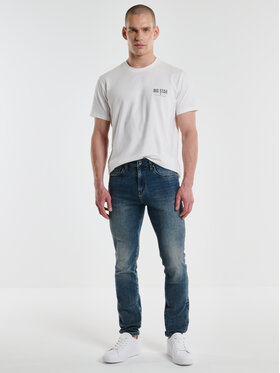BIG STAR BIG STAR Jeansy ERVAD Granatowy Skinny Fit