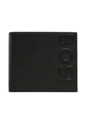 Boss Boss Малък мъжки портфейл 50499080 Черен