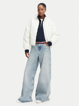 Tommy Jeans Tommy Jeans Μπουφάν μεταβατικό DW0DW22908 Λευκό Regular Fit