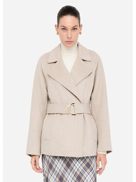 Liu Jo Liu Jo Kurtka damska CF5071T462771500 Beżowy Regular Fit