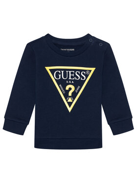 Guess Guess Pulóver N73Q10 KAUG0 Sötétkék Regular Fit
