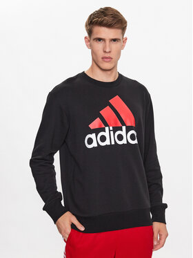 adidas adidas Mikina Essentials French Terry Big Logo Sweatshirt IJ8583 Čierna Regular Fit