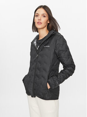 Columbia Columbia Geacă din puf Delta Ridge™ Down Hooded Jacket Negru Regular Fit