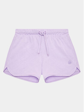 United Colors Of Benetton United Colors Of Benetton Спортни шорти 3I1XC901F Виолетов Regular Fit