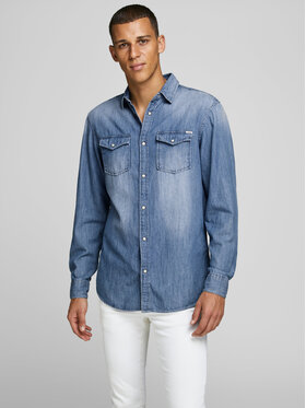 Jack&Jones Jack&Jones Cămașă Sheridan 12138115 Albastru Slim Fit