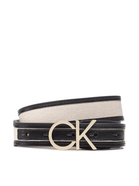 Calvin Klein Calvin Klein Ceinture femme Calvin Resort Ck Logo 3cm Belt K60K609175 Beige