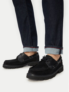 Clarks Clarks Loafers Cleyhill Boat 26186175 Μαύρο