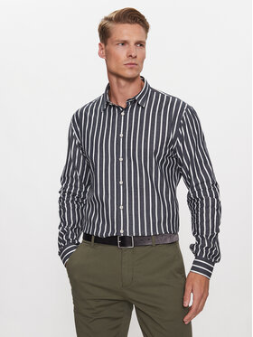 Lindbergh Lindbergh Košile 30-203484 Tmavomodrá Slim Fit