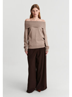 TATUUM TATUUM Sweter SELENA Beżowy Classic Fit