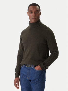 Jack & Jones Jack & Jones Rollkragenpullover Basic 12258051 Grün Regular Fit