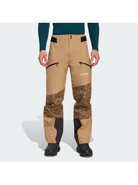 adidas adidas Spodnie narciarskie 154659 Brązowy Slim Fit