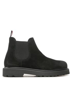 Tommy Jeans Tommy Jeans Chelsea cipele Tommy Jeans Suede Boot EM0EM01205 Crna