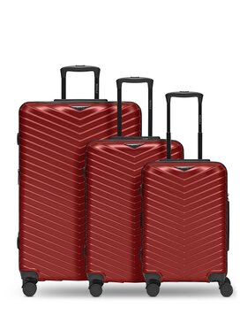 Redolz Redolz Komplet walizek 301086 Czerwony