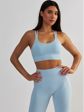 BeShaped BeShaped Biustonosz sportowy Bezszwowy Shape Up Niebieski