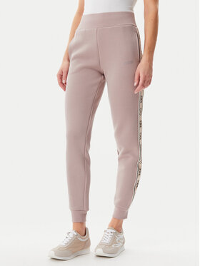 Guess Guess Spodnie dresowe V2YB15 KB3P2 Beżowy Regular Fit