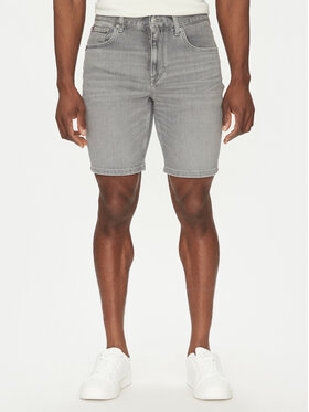 Tommy Hilfiger Tommy Hilfiger Džínsové šortky Brooklyn MW0MW39222 Sivá Slim Fit