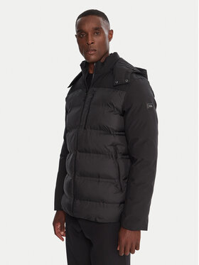 KARL LAGERFELD KARL LAGERFELD Télikabát 505029 554596 Fekete Regular Fit