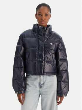Calvin Klein Jeans Calvin Klein Jeans Télikabát Shine Crop LV047D504G Sötétkék Regular Fit