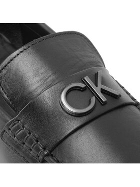 Calvin Klein Mokasinke Dricing Bold Logo HM0HM00519 Crna