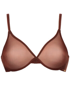 Gossard Gossard Nedrček s kostjo Glossies Sheer Moulded 6271 Rjava