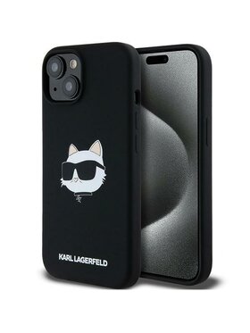 KARL LAGERFELD KARL LAGERFELD Etui na telefon Apple iPhone 15 Plus Czarny