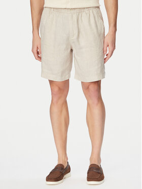 Jack & Jones Jack & Jones Pantalon scurți din material Bill 12253134 Bej Wide Leg