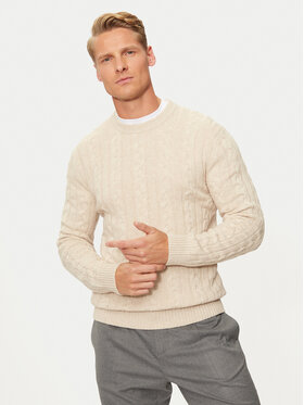 United Colors Of Benetton United Colors Of Benetton Pullover 1335U107G Beige Regular Fit